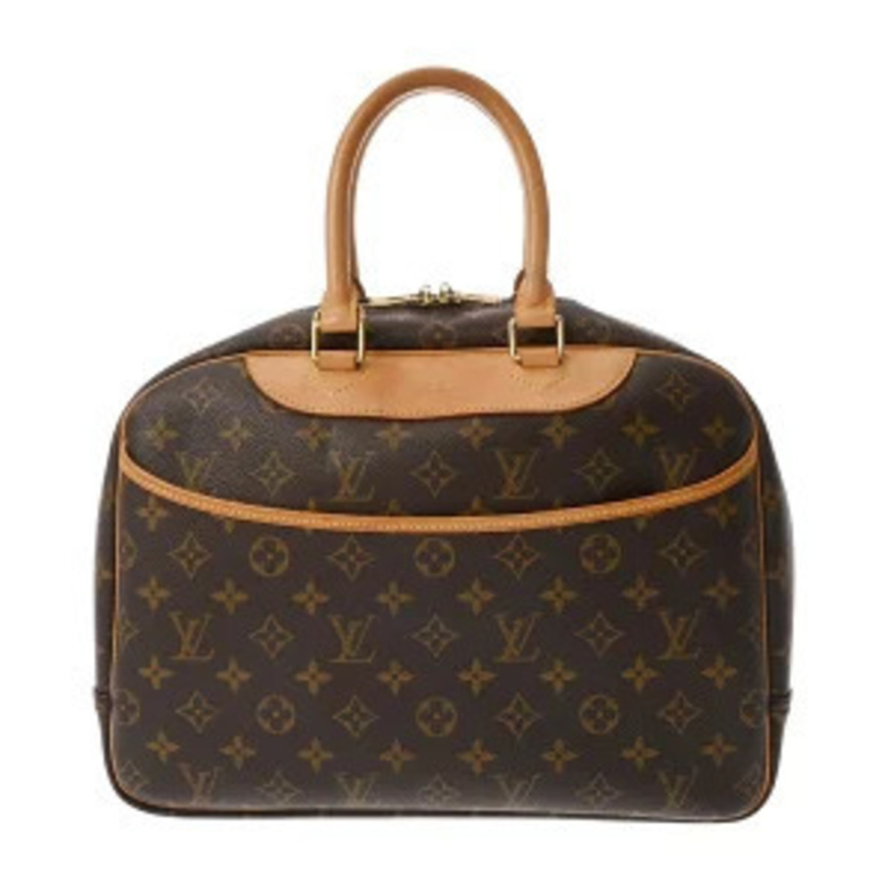 Louis Vuitton Monogram Deauville Brown Canvas Handbag